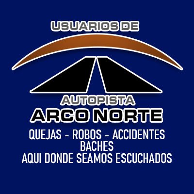 Debido a que la administración de Arco Norte, No responde a preguntas, quejas de los usuarios de esta vía, hemos creado esta cuenta para ser escuchados