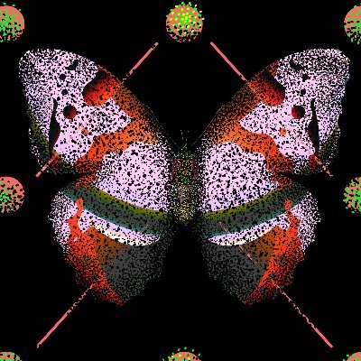 A #GenerativeArt #NFT series created @_erichu and @roytatum. Secondary sales: https://t.co/SKEAS3wR5S