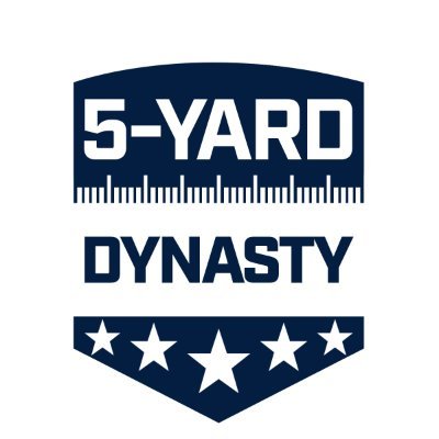 Part of the @5yardrush family, focused on Dynasty fantasy football.
Weekly podcast and live stream on Tuesday at 8pm with regular articles throughout the week.