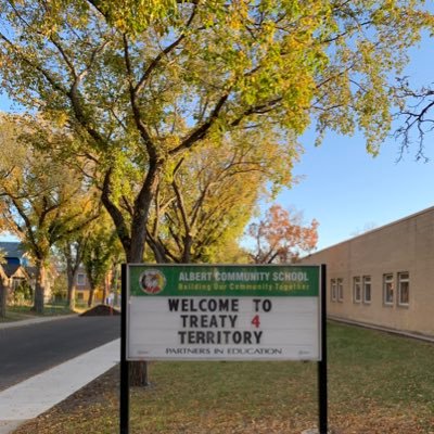 Home of the Eagles! Regina Public Schools. Located on Treaty 4 Territory.