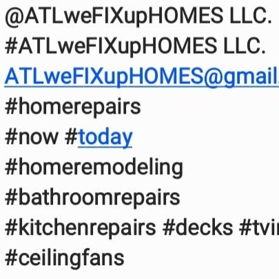 @ATLweFIXupHOMES #ATLweFIXupHOMES #homerepairs