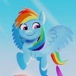 Only the fastest and most awesome pegasus in Equestria EVER!  Also an awesome daytime weather pony and Wonderbolt! She/Her ((RP Account))