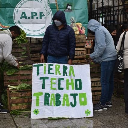 Asociación de Pequeños Productores, Mar del Plata, Batan Boquerón, adherida a la Federación Nacional Campesina