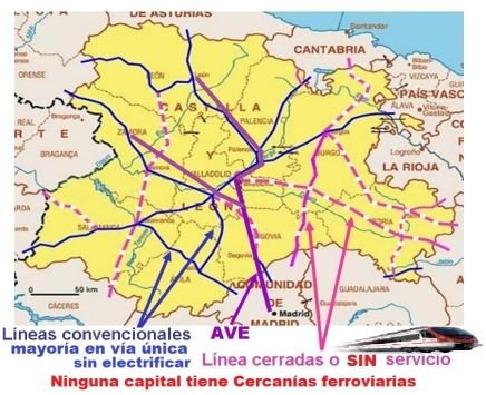 Somos organizaciones de Castilla y León que estamos por el Tren que vertebra y enfría el planeta ✊🏾 En defensa de una red ferroviaria pública y de calidad