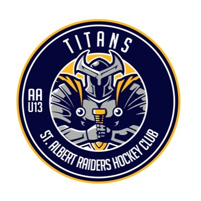 U13AA Titans represent the St. Albert Raiders Hockey Club.