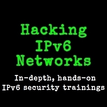 In-depth, hands-on IPv6 security trainings, that teach you the techniques attackers use to break into networks, and possible ways to keep them out from yours!