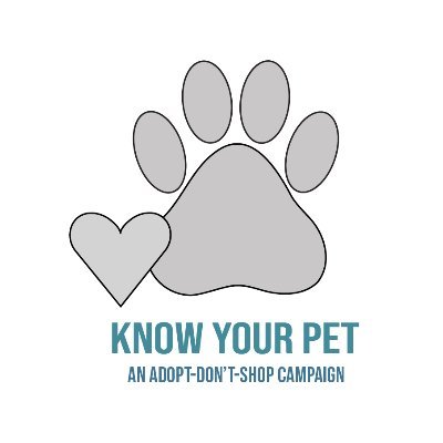 Know-Your-Pet is and adopt don’t shop campaign. We will help you find the perfect pet and provide information on how to care for a new companion.🐾