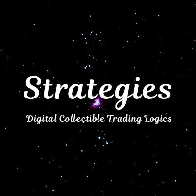 Strategies are digital collectible trading logics that are basic, traditional, well known to investors, produced by @blog_uki and @i_love_profit .