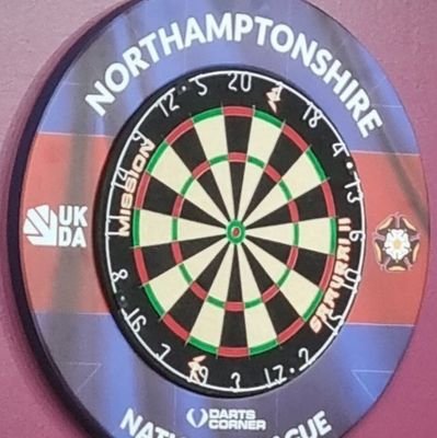Northamptonshire County Darts. UKDA Championship side, The Rose of the Shires 🌹. Home venue, Burton Latimer Band Club.