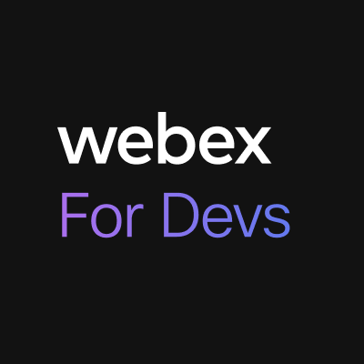 Official Twitter page for Developers to learn and build solutions together with Webex