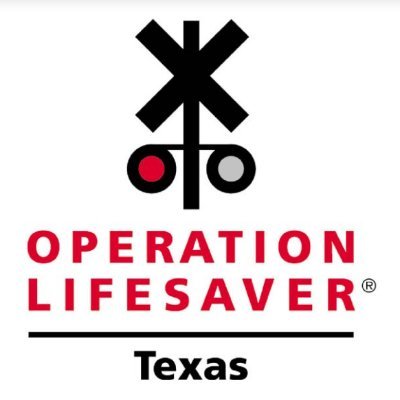 Texas Operation Lifesaver... See tracks, think train!