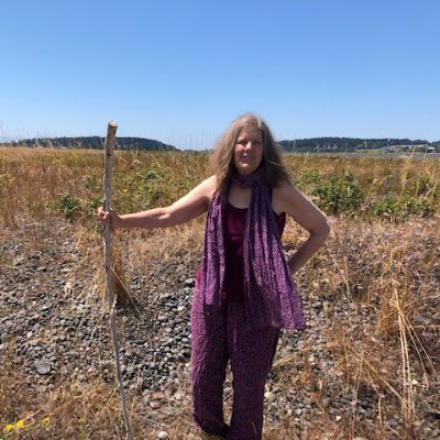 Julie Charette Nunn, Crow's Daughter is a shamanic herbalist, long-time teacher, herbal crafter, organic gardener, goat herd and teacher of possibility.