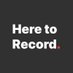 Here to Record (@heretorecord) Twitter profile photo Here to Record (@heretorecord) Twitter profile photo
