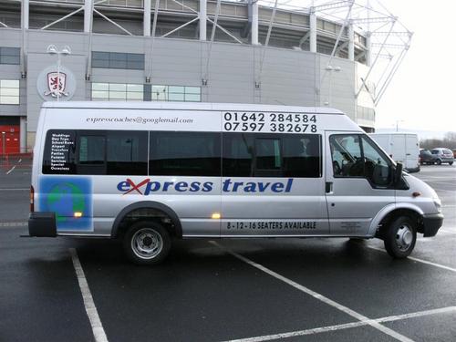 Mini Bus Hire
Express Travel 
5 ,16 seater minibuses available 
01642 284584 !!!
07597382678
Website .expressminibuses.com

Express Travel Middlesbrough,