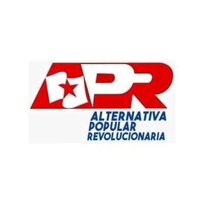 ALTERNATIVA POPULAR REVOLUCIONARIA (APR)
por una izquierda revolucionaria en todo el municipio PALAVECINO🇻🇪 Contactos: @maria_PTapr
@navor_PTapr