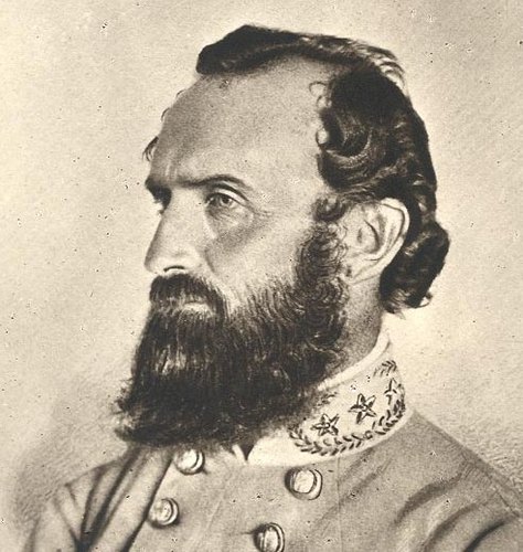 Thomas J. Stonewall Jackson (1824-1863). A Virginia native who became a top lieutenant to General Robert E. Lee.