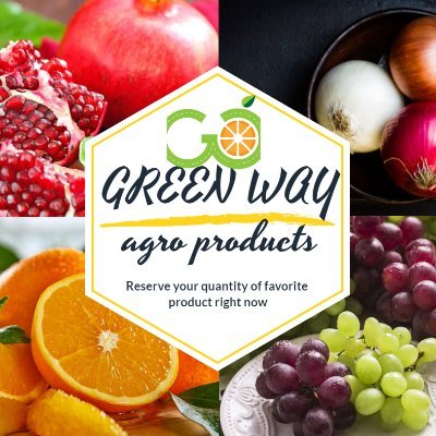 Export fresh fruits and vegetables world wide from Egypt
+201204495570  
hagar.magdy@greenwayeg.com - info@greenwayeg.com
https://t.co/HFFwhv3Czy