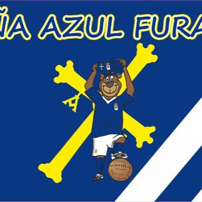 Una bandera azul en Madrid. Peña Oficial del Real Oviedo. 📌📌 La Regional Taberna. Profesor Waksman 14 (Bernabéu). || pazulfuracu@gmail.com