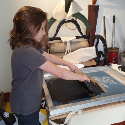 Printmaking workshops for all! Insta:@cutandprintdesign