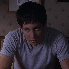 tweeting lines from Donnie Darko (2001) once every hour- ran by @erinulmerss