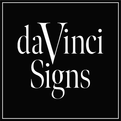 Signs, banners, decals, portable signs - it's been the family business since 1968! Call 403-394-1277 or email info@davincisigns.ca