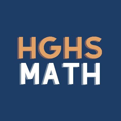 Horace Greeley High School Mathematics Department #WeAreChappaqua