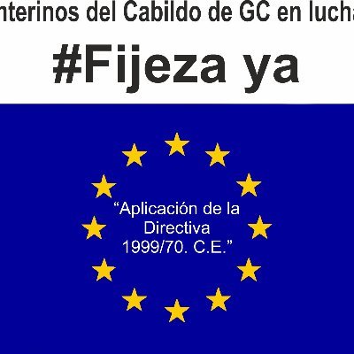 #LosQueEstánSeQuedan
Trabajadores en Fraude de Ley en el Cabildo de Gran Canaria - #FijezaYa