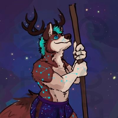 Age 23 | Must be 18+ | Rp | dms open | “You want me to read you your fortune?”| Your wolf deer hybrid | A Protector of Nature | Thicc & Hung | Pfp by @ goatuna