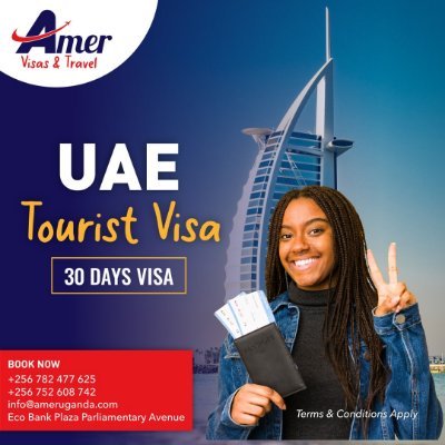 amer_uganda's profile picture. AMER Uganda Offer Visa Guidance and support for UAE, Canada, Australia, United Kingdom, Ireland and Schengen Countries and Many More. E: info@ameruganda.com