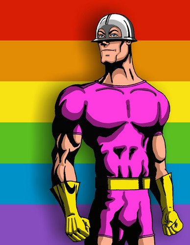 I'm the gay superhero who's out ... to save the world!