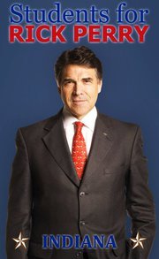 INstudnts4Perry's profile picture. We are a grassroots coalition of students and young people from the great state of Indiana showing our support for Governor Rick Perry for President in 2012.