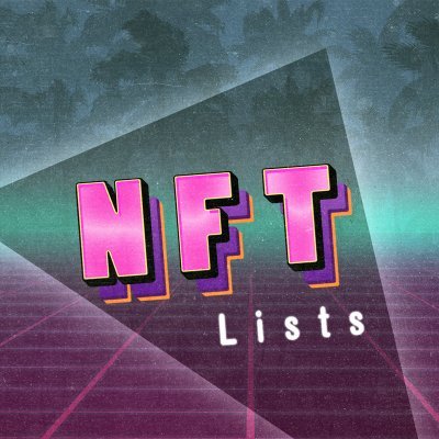 Best #NFT lists you can’t miss. Only lists. No shills, no bullshit.
#NFTcommunity #NFTCollectibles #NFTart #NFTartists