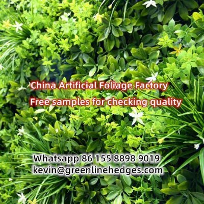 Qingdao Greenlinea Industry Co.,Ltd
A leading Artificial Foliage manufacturer in China;
2 weeks Delivery time for 40HQ;
4~5 years outdoor UV protection.