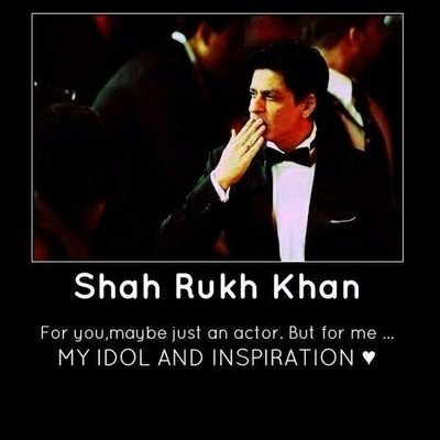 I am here just for #SRK sir.