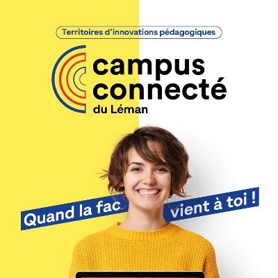 Bienvenue au Campus connecté du Léman,  labellisé en Mai 2021. Tiers lieu d'études supérieures à distance. Inscription possible tout au long de l'année ! 😀