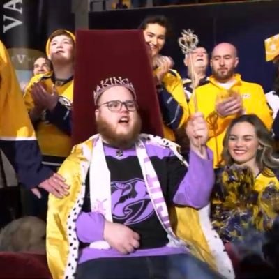 King Of Smashville with Nashville Predators hockey team of the NHL