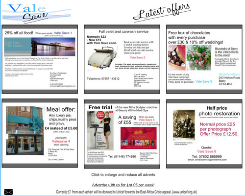 A money saving site that will help local businesses and bargain hunters alike.