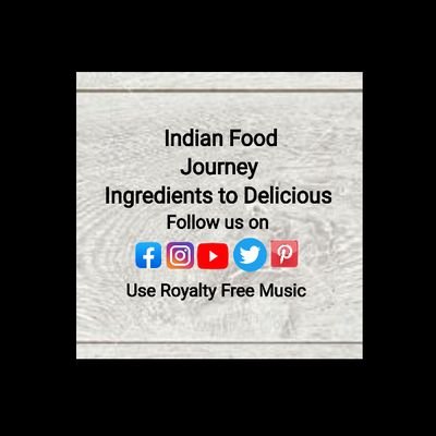 indian veg recipes channel 
journey ingredients to delicious