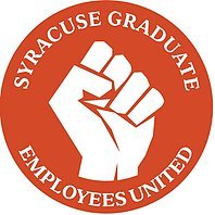 SyracuseGEU's profile picture. Organizing for Graduate Employee Rights at Syracuse University. ✊🏻✊🏽✊🏿 Fill out the bargaining survey today!