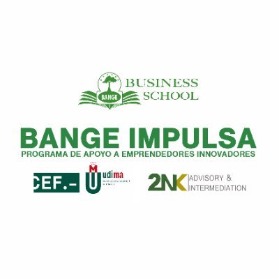 Programa de apoyo a #emprendedores #innovadores
@bangeBSchool en colaboración con @estudiosCEF @UDIMA y 2NK

Contacto: +240 222 548 915    info@bangeimpulsa.com