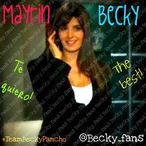 Club de Fans de Mayrín Villanueva.
#TeamBeckyPancho