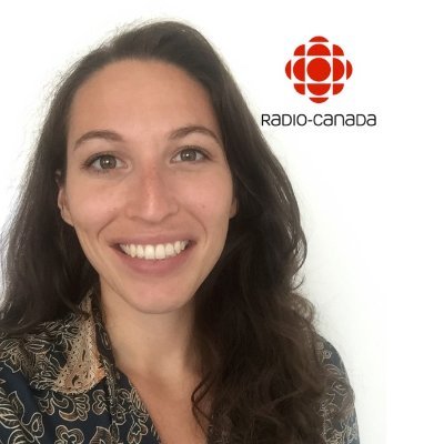 Journaliste à Radio-Canada Gaspésie-Îles-de-la-Madeleine. 
Formée à @ESJLille et @Universitelaval.