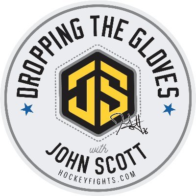 Dropping the Gloves podcast with @johnscott_32 and @burga17. In partnership with @hockeyfights