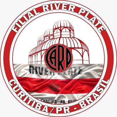 Hinchas de River haciendo pata ancha en el sur de Brasil