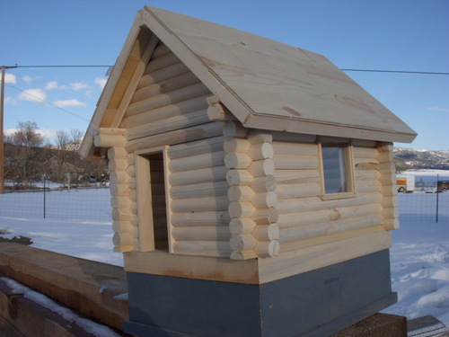 Well, who doesn’t want to own a cabin regardless of the size? Custom Built Home Kits. Finished 1/12th scale cabins can be auctioned off or sold as fund raisers.