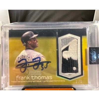 Diehard White Sox fan, collector of all things Frank Thomas. PC- Frank Thomas, Eloy, Luis Robert, and a sprinkle of Juan Soto