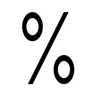 Spreading the word that percentage signs are vital.  Show a student or teacher today.  Join me on the quest!