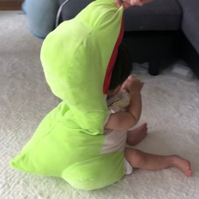 「だいすき」をつたえる恐竜ぎゃおっち🦖 ベビー着ぐるみ作りたい人👶🏻🍼︎