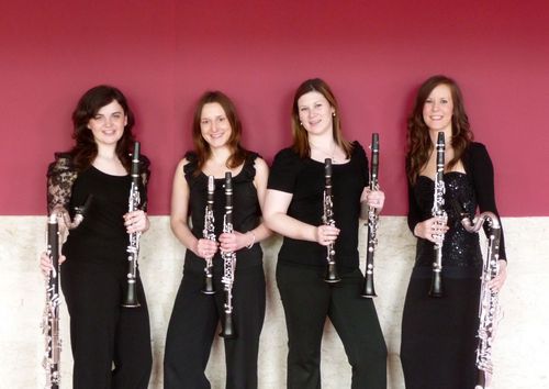 Scotland's very own dynamic all-girl clarinet quartet featuring Rebecca Whitener, Lesley Bell, Jenny Stephenson and Nicola Turner.
