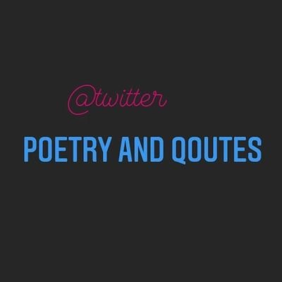 poetry_qoutes_1's profile picture. ❤Poetry❤
❤Qoutes❤
👉👉👉DM FOR INSTAGRAM FOLLOWERS AND LIKES. DEMO AVAILABLE ❤
Hashtag👉 #poetryqoutes1